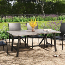 Narrow outdoor dining table with umbrella hole new arrivals